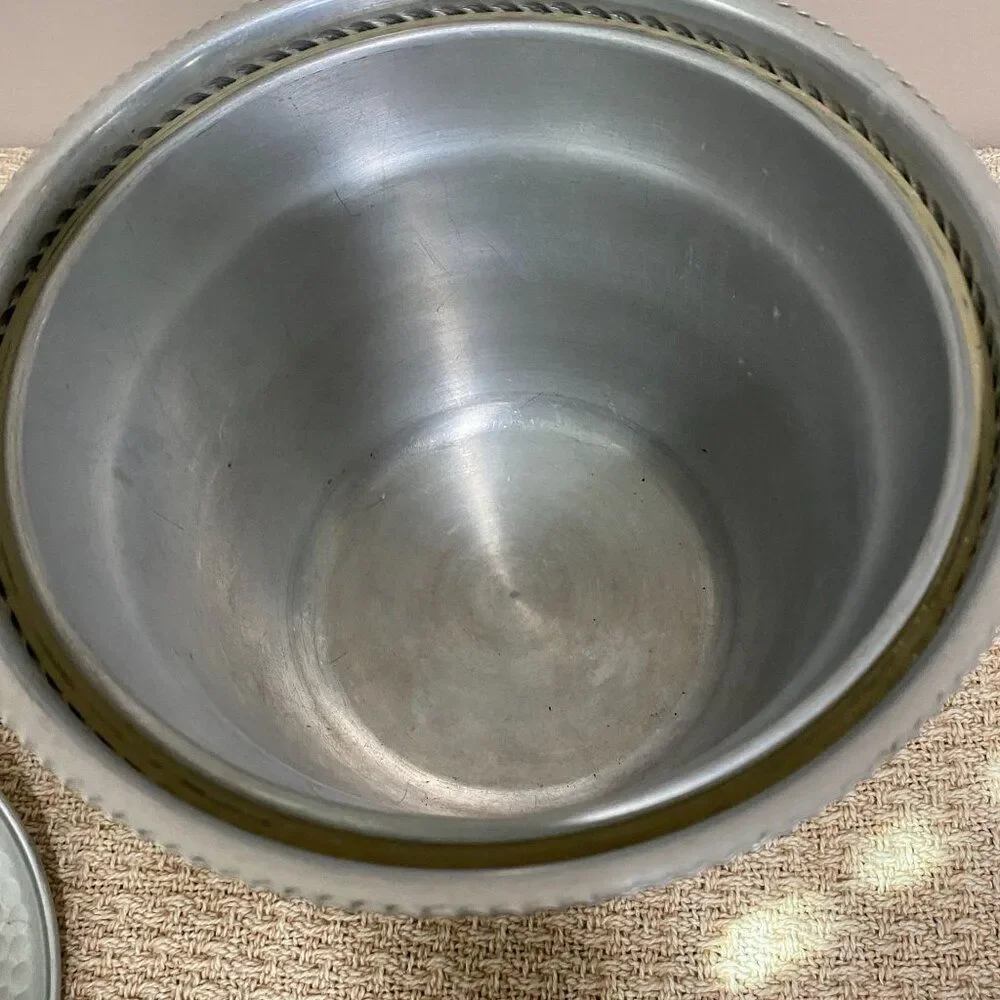 Vintage Aluminum Ice Bucket Vintage